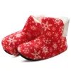 Mode Innen Stiefel Frauen Warme Pelz Rutschen Weihnachten Hausschuhe Weibliche Schneeflocke Hause Schuhe damen Hausschuhe Zapatos De Mujer