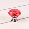 Fashion Hot Clear Crystal Knob Cabinet Pull Handle Drawer Home Kitchen Door Guardaroba Forniture hardware LX2381