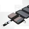10W sunpower solar charger Direct charge Battery Folded Solar panels Power Bank Removable Solar Charger Case for Electronic products