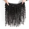 2020 странные кудрявые пакеты волос плетение 100% перуанских человеческих волос уток уток 3 пакетов сделки Mix длиной 8-28 дюймов нерехие наращивания волос