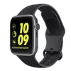 Silikonring spänne armband för Apple Watch 5 4 44mm 40mm iwatch 3 2 1 42mm 38mm Band Sport Rubber Strap7410844