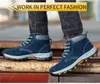 Steel toe safety boots ankle wild storage safety shoes breathable leather wear-resisting old safety shoes construction site shoes DHL