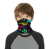 33 colori Bandana sciarpa multiuso ghetta per il collo protezione maschera senza filtro bambini bambini fascia creativa del fumetto M2614