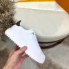 White Casual shoes women Travel 100% leather lace-up sneaker fashion lady designer Running Trainers Letters woman shoe Flat Printed Men gym sneakers size 36-38-39-42-45
