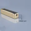 Bullion Shape 가벼운 창조적 인 금속 골드 바 리필 가능한 부탄 가스 라이터