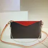 M41638 del cuero genuino bolsos clásicos monederos Mono lienzo PALLAS Embragues Bolsa totalizador de las mujeres de la cadena bolsas de hombro del bolso de Crossbody Moda