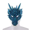 3D животных дракона ужасов маска реквизиты Хэллоуин карнавал Хэллоуин вечеринка косплей