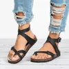 Sandały Kobiety 2020 Buty Letnie Kobiety Płaskie Sandały Dla Plaża Chaussures Femme Clog Plus Rozmiar 43 Casual Flip Flop A00194