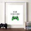 Video Games Quote Canvas Posters Gamer Boy Girl Gift Gaming Sign Game Controller Art Painting Pictures Games Room Wall Decor8754033