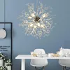 Moderne Löwenzahn LED Deckenlicht Kristall Kronleuchter Beleuchtung Globus Kugel Pendelleuchte Für Esszimmer Schlafzimmer Wohnzimmer Beleuchtung