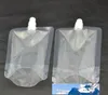 350ml Stand Up Plastik İçecek Ambalaj Torbası Suyu Süt Sütü Kahve İçecek Sıvı Paketleme Çantası İçecek Koşusu NT6384081