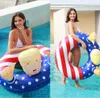 US Ship Uppblåsbara Pool Simning Ring Pool Float Swimming Circle Floating Tube Ring Sommar Vattensporter Leksaker För Kvinnor Kids