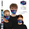 DHL New Hot Multi-Design Skull Face Mask Digital Utskrift Skyddsmask med Filter Chip Dammtät PM2.5 Smog Vuxen Mask för barn