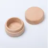 Beech Wood Small Round Storage Box Retro Vintage Ring Box for Wedding Natural Wooden Jewelry Case GD386