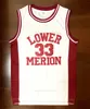 미국에서 배송 # Lower Merion 33 Bryant Jersey College Men 고등학교 농구 모든 스티치 크기 S-3XL 최고 품질