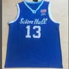 Camisas personalizadas Seton Hall Myles Powell College Basketball costuradas 13 Jared Rhoden 14 Taurean Thompson Homens Jovens mulheres