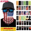 Outdoor Cycling Scarf Bandana Magic Scarves Sunscreen Hair Band Sport Customized Face Neck Men Flag camouflage Scarf DHL Fast Shipping
