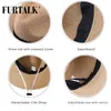 Sombrero de verano para mujeres Hombres Panamá Straw Beach Hats Fedora UV Sun Protection Capchapeau Femme T2007155921150