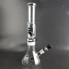 Unique Glass Smoke Pipe Bong Hookahs Rig Black Bent Tube Percolators Water Pipes Dab Stem Bowl Tobacco Smoking