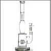 2023 hookahs Honeycomb Bong Manufacture Hot Selling Glass Water Pipe With Tire Style And Diffuser Percolator Bongs