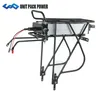 USA Inventory Rear Rack Battery 48V 15Ah+Double Layer Luggage Carrier+Charger Fit 1000W 750W 500W 24'' 26'' 28'' Wheel Motor Kit