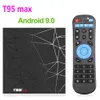 T95 max Android 9.0 TV Box 4GB 32GB 2GB 16GB TV Box Allwinner H6 Quad Core Smart TV VS Q plus