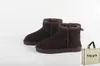 Snowboots Leren Laarzen Snowboots Klassieke Winter Warm Houden Korte Mini 58541 Mode Dames Gratis Schip Merk Damesschoenen