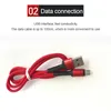 2.4A Dati di ricarica Guscio in alluminio Treccia di nylon Tipo-C Cavo micro USB Cavo per cavi di sincronizzazione caricabatterie Android Samsung Huawei 1M