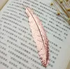 7 kleuren metalen veer bladwijzer Documentboek Markabel Label Golden Silver Rose Gold Bookmark Office Supplies