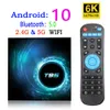 T95 smart tv box android 10 4k 6k 4g 32gb 64gb 2.4g 5g Wifi Bluetooth 5.0 czterordzeniowy dekoder 2G 16G odtwarzacz multimedialny