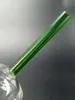 透明なガラスの水のボンズS / M / LスターバックスカップガラスボングリーンインラインチューブDABリグシーシャのためのギャランスホーカーズ