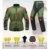 Duhan Motorcykeljacka män andas Jaqueta Motociclista Moto Motocross Jacket Motorcykel Ridjackor Skyddsutrustning Set311f