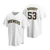 22 Christian Yelich Milwaukee 2020 50. Josh Hader Woodruff Lorenzo Cain Ryan Braun Brent Suter Orlando Arcia Keston Hiura Custom Jersey