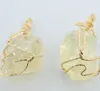 Pretty Nature Stone Hangers Amethist Rose Quartz Wit Crystal Citroen Crystal Fluorite Charms Stone voor Ketting GD475