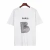 20Ss Mens T Shirt Tees Män Kvinnor Högkvalitativ Casual Short Sleeve Polos Fashion Letter Line Printing T Shirts Storlek XS-L