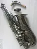 New High-quality Suzuki Black Nickel Alto saxophone professional Musical Instruments saxophone Tone E Sax With Mouthpiece Free