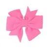 3 inch Baby Bow Hairpins corn kernels Bows Hair grips children Girls Solid Hair Clips Kids Hair Accessories 20 colors Barrettes
