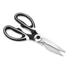 Stainless Steel Kitchen Scissors Shears With Blade Cover Multifunction Food Meat Vegetable Fruit Slicers Cutters Household Tools DBC BH3885