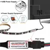 TV TV Pas Pas Pasek DC5V SMD5050 1M 2M 3M 4M 5M 5M Zasilanie kabla USB Elastyczna RGB Bluetooth Smart Tacking Tape Lighting