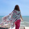 The latest model 180X90CM size beach towel, 10,000 styles to choose from, sunscreen shawl silk bath towels, support custom logo