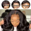 Hd Transparent Brazilian Body Wave Frontal Wig 150 13X6 Lace Front Human Hair Wigs Remy 6X6 Lace Closure Wig For Black Womem6158661