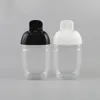 Бутылка для дезинфектора рук PET Plastic Plastlin наполовину круглая флип крышка бутылка дезинфицирующие дезинфицирующие дезинфицирующие бутылки