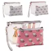 Two-Piece Cat Makeup Bag Organizer for Women Travel Cosmetic Bags Set Waterproof Make Up Pouch Toiletry Storage Bags for Girls