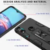 2 in 1 Hybrid Powerful Magnet Car Holder Phone Case For E 2020 Moto G Power G Fast shell invisible stand Back Cover A