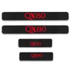 For Infiniti QX80 Door Sill Protector Reflective 4D Carbon Fiber Sticker Door Entry Guard Sill Car Styling Dashboard Car Accessori8860748