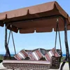 屋外ガーデンスイングカバー防水スイングカバー防塵椅子の交換用キャノピー予備布粉カバー紫外線抵抗力