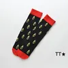 2020 Nya Barn Casual Socks Kids Avokado Tryckt Tube Sock Boys Tjejer Tide Socks Fashion Fall Toddler Avokado Knästrumpor S295