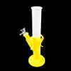Banana bong water pipe smoking pipes dab rig durable straight silicone bong unbreakable 14mm joint8744607