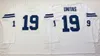 NCAA 19 Johnny Unitas Vintage Jersey Blue White Hight Quality Jersey Retro Football Jerseys Mens249T