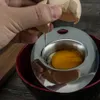 Separator Egg Separator Premium 304 Ze Stali Nierdzewnej Jajko Yolk Biały Separator Profesjonalny Filtr Egg Kuchnia Narzędzie Gadżet Gadżet Sito Narzędzie Pudełko